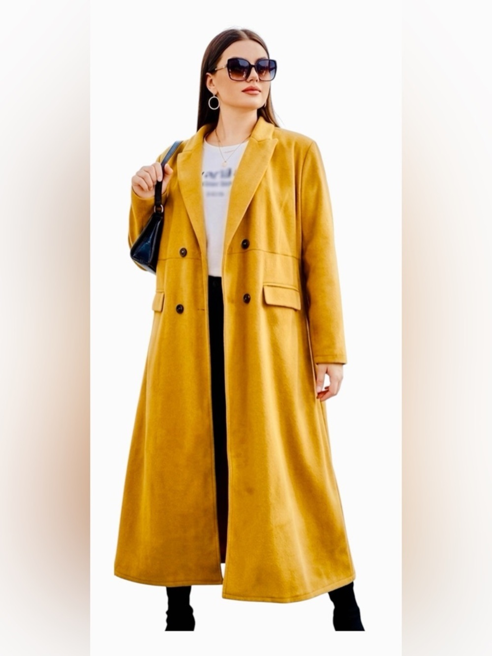 “HOST PICK” Double-Breasted Longline Overcoat